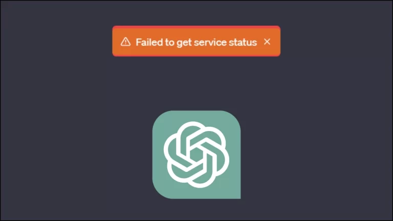 ChatGPT failed to get service status: Fixes and alternatives to try