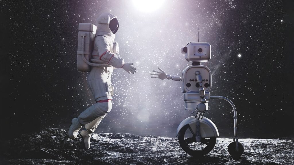 AI in Space Exploration Robotics: AI-driven robots exploring extraterrestrial environments.